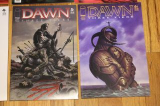 Dawn: Three Tiers Joseph Linsner 1 - 6 Image Comics 2003 Complete Set 2 3 4 5 5