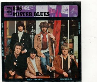 Psych/garage - Moby Grape - 8:05/mister Blues - Columbia 44172 - Picture Sleeve/promo