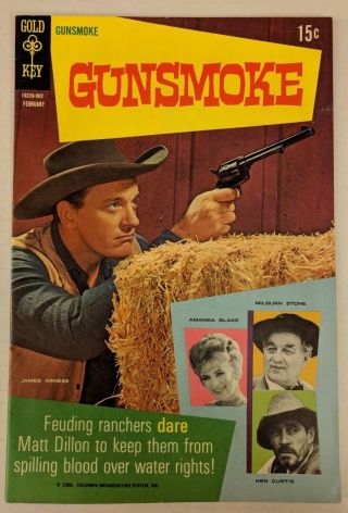 Gunsmoke 1 Gold Key Comics 1969 Western James Arness Photo Cover