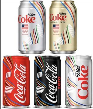 2016 Rio Olympics Usa Release Coca - Cola Cans
