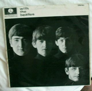 The Beatles With The Beatles Stereo Vinyl Lp Parlophone Pms 3045 G & L Sleeve