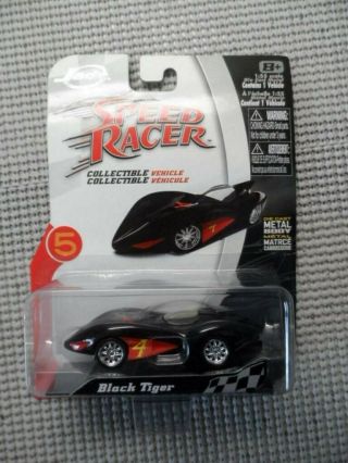 Jada Speed Racer Die - Cast 1:55 Black Tiger On Card Great Price Scarce