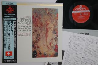 Lp Monteux London Symphony Debussy Prelud Kijc9019 London Japan Vinyl Obi