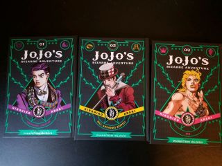 Jojo’s Bizarre Adventure Phantom Blood Manga Vol 1 - 3 Hardcover