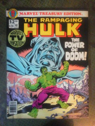 Marvel Treasury Edition 20 Rampaging Hulk And The Power Of Doom (1979)