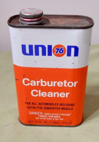 Vintage Union 76 Oil Can Union 76 Carburetor Cleaner Can Union 76 Sign Gas Old