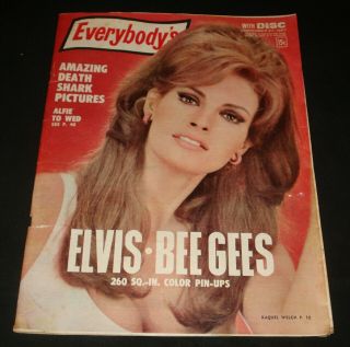 Everybodys 1960s Mod Beat Mag Elvis Bee Gees Raqul Welch Camilla Sparv Twiggy