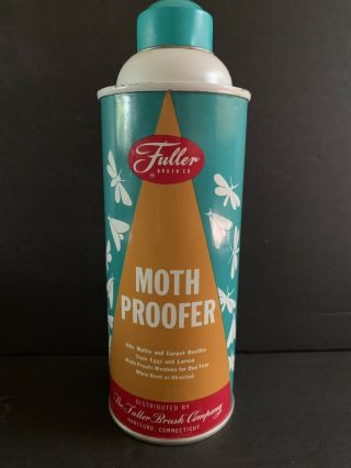 Vintage Fuller Brush Company,  Moth Proofer 1960s 1/2 Full