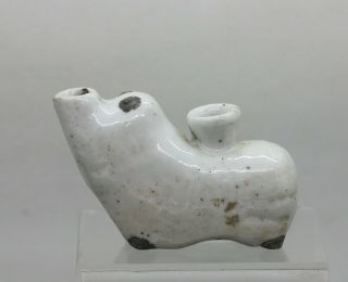 Antique Chinese Ding Yao White Porcelain 定窑白瓷 Animal Form Water Dropper C1700s