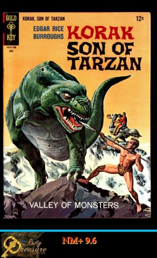 Korak Son Of Tarzan 17 Nm,  Gold Key Silver Age Comic Edgar Rice Burroughs 1967