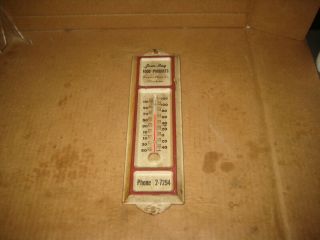 Vintage Jam - Boy (jameson - Boyce Co. ) Binghamton,  Ny Tin Advertising Thermometer