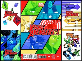 Young Avengers 1 2 3 4 5 Vol 2 Kate Bishop 5 Pc Set Hawkeye Marvel Now Era