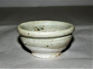 Chinese Tomb Burial Pottery / Small Bowl / C.  Pre - 1800 / 2.  25 " D X 1 " H
