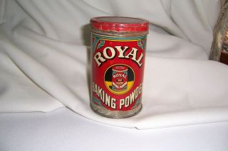 Royal Baking Powder Tin 12 Oz.  Copyright 1938