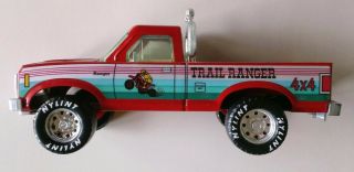 Vintage Metal Red Nylint Ford Trail Ranger 4x4 Pickup Truck
