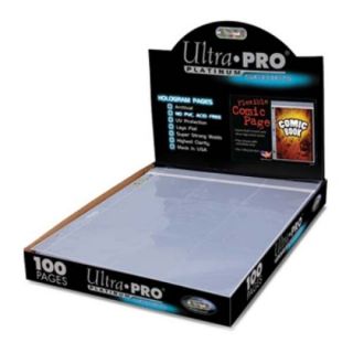 1 Box Of 100 Ultra Pro Comic Book Storage Pages Sheets Holders
