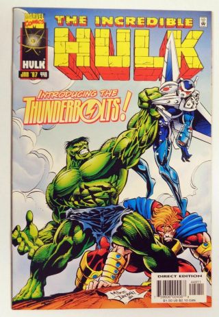 Incredible Hulk 449 1st Thunderbolts