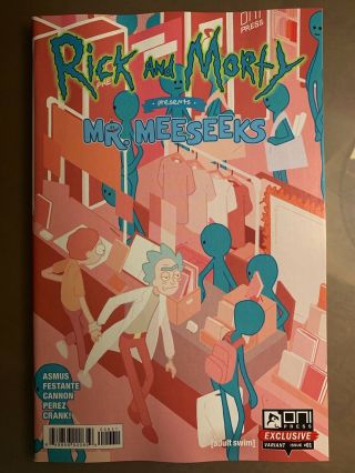 Rick And Morty Present Mr Meeseeks 1 (2019 Oni Press) Sdcc Exclusive Variant