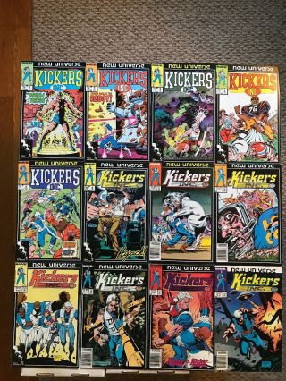 Kickers,  Inc (marvel Comics 1986) Complete Series 1 - 12 Vf/nm