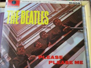 The Beatles Please Please Me L/p 4th Issue Ex