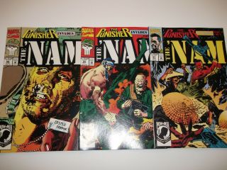 The Nam 67 68 69 (1992) Punisher 3 Part Story Nm