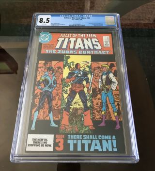 Teen Titans 44 Cgc Key Issue 1st Nightwing Deathstroke Origin Dc Universe Batman