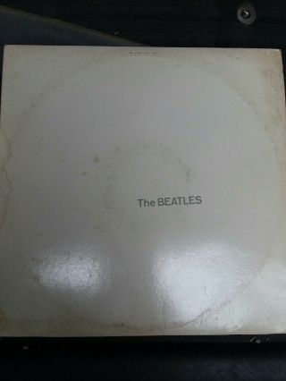 Beatles White Album Capitol Sebx 11841 White Vinyl Limited Rare Fair W/poster