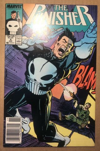 The Punisher 4 First Appearance Of Microchip 1987