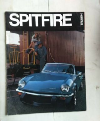 1974 Triumph Spitfire 1500 Sales Brochure