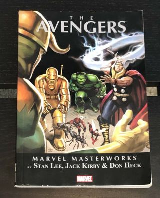Marvel Masterworks: The Avengers Volume 1 Softcover Tpb (collects Issues 1 - 10)