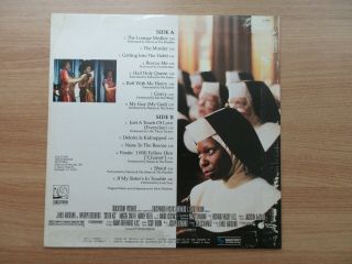 SISTER ACT OST 1992 KOREA VINYL LP WHOOPI GOLDBERG deloris & sisters ETTA JAMES 3