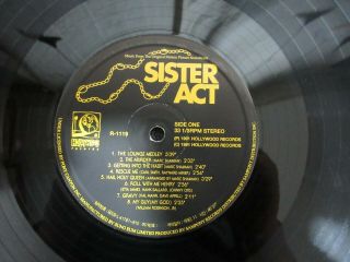 SISTER ACT OST 1992 KOREA VINYL LP WHOOPI GOLDBERG deloris & sisters ETTA JAMES 4