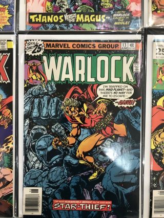 Marvel ' s WARLOCK (1975 - 76) 9 10 11 12 13 14 JIM STARLIN Run Mid Grade 6