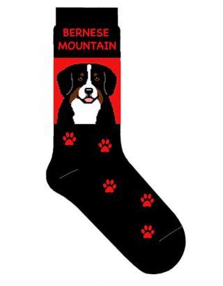 Bernese Mountain Dog Crew Socks Unisex