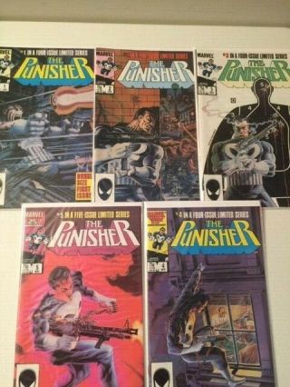 The Punisher Limited Series 1 - 5 (nm/m) (mike Zeck) (1985)