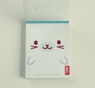 Vintage San - X 2004 Seal Sweet Face Mini Memo Pad Notepad Japan Kawaii