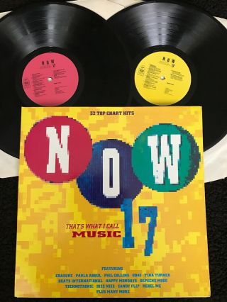 Now That’s What I Call Music 17 (happy Mondays Etc) 2 X Vinyl Lp Now 17 1990 Nm