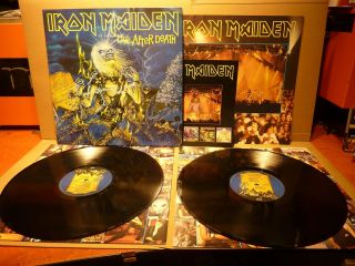 Iron Maiden Live After Death Orig Uk 1985 Gatefold,  Inners A - 1u/b - 2u/a - 2u/b - 1u