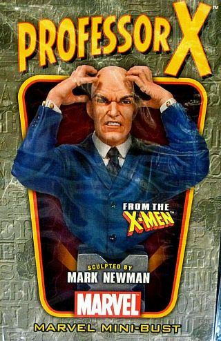 Professor X X - Men Marvel Comics Bust Statue 2007 Bowen Amricons 2