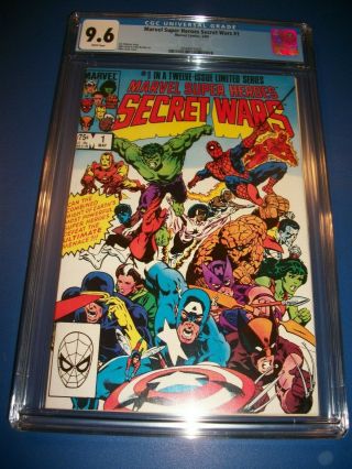 Marvel - Heroes Secret Wars 1 Key Cgc 9.  6 Nm,  X - Men Avengers Spider - Man Wow