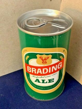 BRADING ALE CANADIAN PULL TAB BEER CAN,  CARLING BREWING,  TORONTO CANADA 3