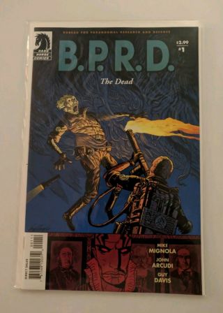 Bprd The Dead 1,  2,  3,  4,  5 Full Run Nm Mignola Davis Hellboy Dark Horse B.  P.  R.  D.