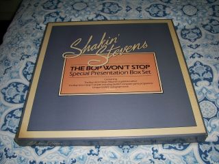 Shakin Stevens The Bop Wont Stop Box Set Bx 86301 Complete