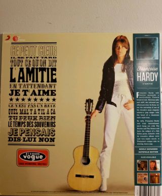 Francoise Hardy - L ' Amitie Vinyl LP Reissue Remastered Mono 180 Gram Gatefold 3