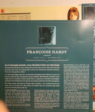 Francoise Hardy - L ' Amitie Vinyl LP Reissue Remastered Mono 180 Gram Gatefold 4