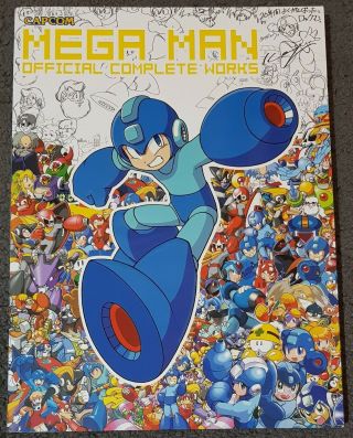 Mega Man Official Complete Art Book Soft Cover By Udon -