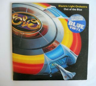 Electric Light Orchestra,  Elo,  Out Of The Blue,  12 " Blue Vinyl Double Album Lp