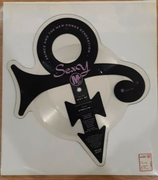 Prince And The Power Generation ‎– Sexy Mf - Rare 7 Inch Shaped Picture Disc