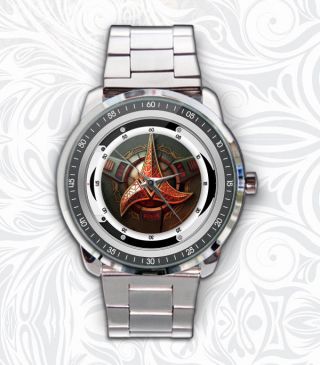 Klingon Star Trek Unique Custom Stainless Steel Watch