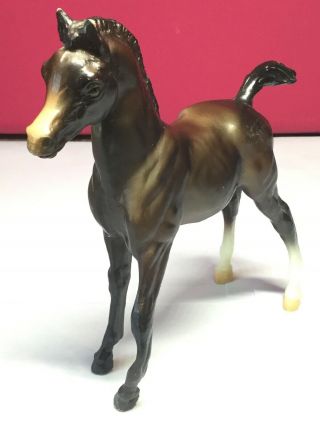 Breyer Molding Co.  Black Brown Horse Pony Statue 6” Length